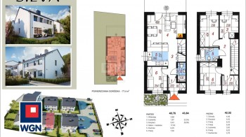 Mieszkanie na  sprzedaż Wejherowo - BEZ ZGODY MSWiA| ogród | miejsce post.| 4 pokoje | garderoba | 2 łazienki| kameralne osiedle